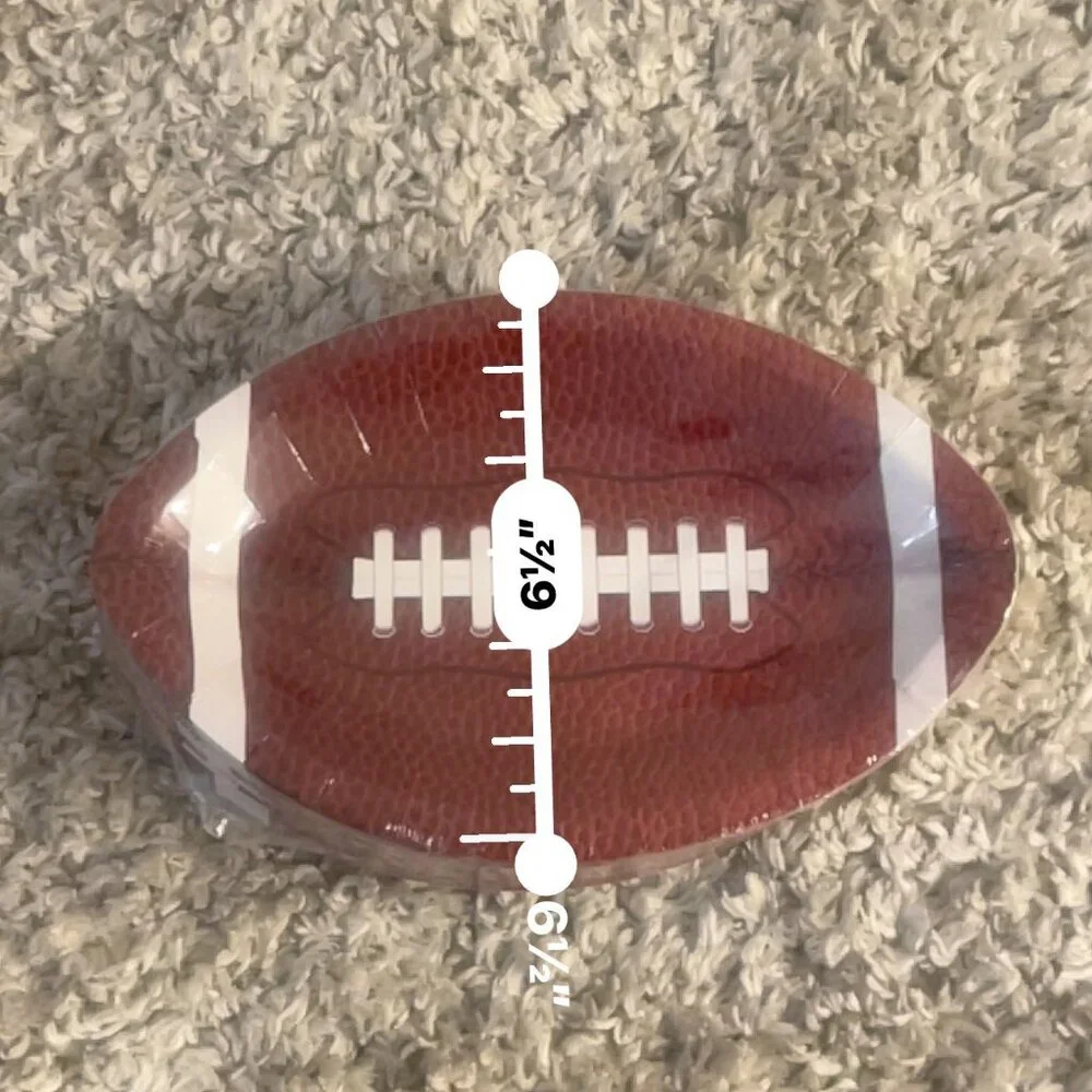 Football Party Plates (50) | Game Day / Tailgate | Bundle-Friendly